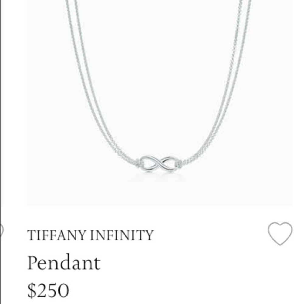 Tiffany Sterling Silver Infinity Pendant